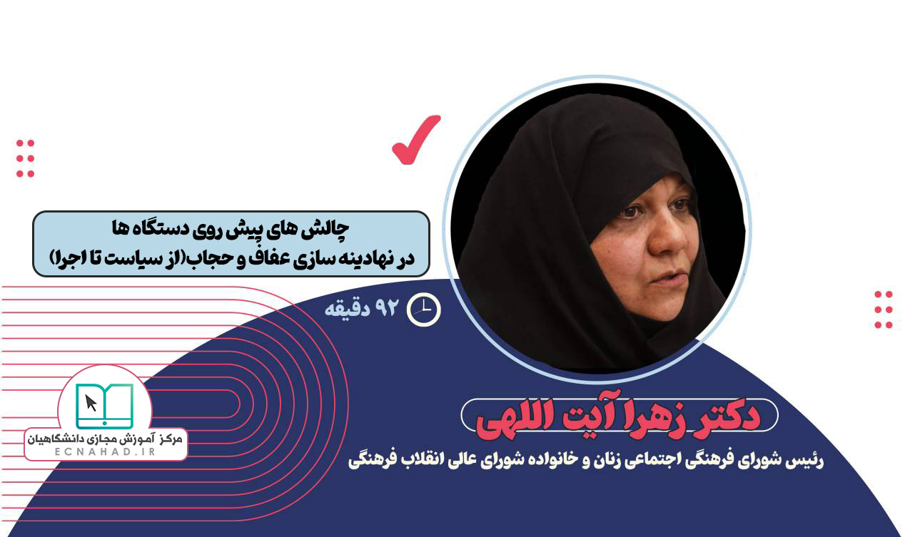 چالش های پیش روی دستگاه ها در نهادینه سازی عفاف و حجاب (از سیاست تا اجرا)